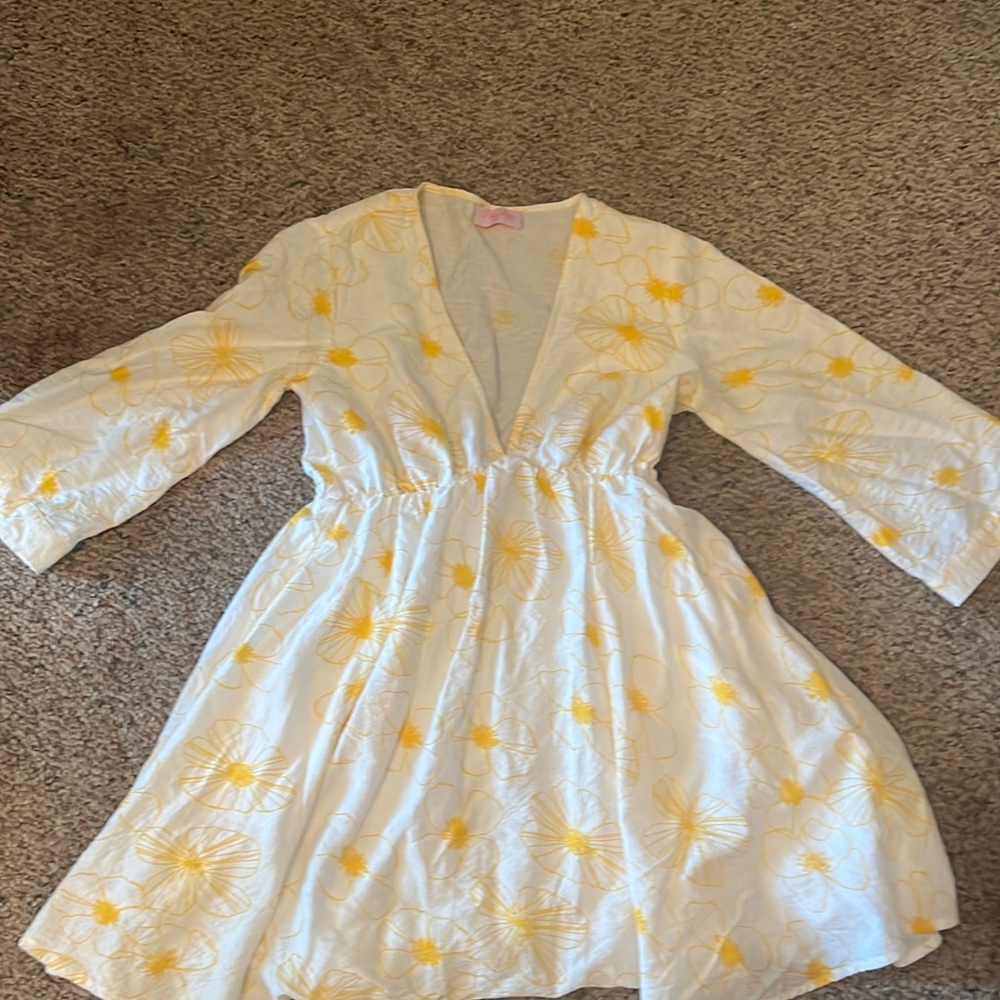Pink lily dress